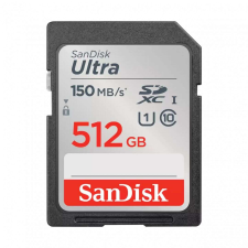 Sandisk Ultra 512 GB SDXC UHS-I Class 10 memóriakártya memóriakártya