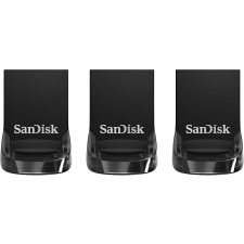 Sandisk Ultra Fit 32GB USB 3.1 Fekete 3db pendrive