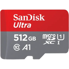 Sandisk Ultra microSD 512GB + SD adapter memóriakártya