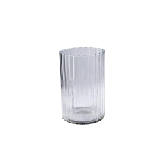 Sandra Rich Waterfall üveg váza, henger alakú, magasság: 280 mm, átmérő: 180 mm dekoráció