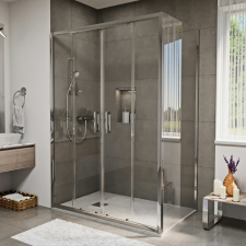  SANDRA+VITO 140×80 szögletes zuhanykabin kád, zuhanykabin