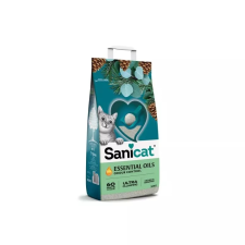 Sanicat macskaalom ESSENTIAL OILS Cedar&Eucalyptus - Cédrus és eukaliptusz illat 10kg (kb. 12l) macskaalom