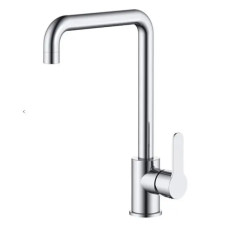 Sanimix Fjord álló mosogató csaptelep, inox csaptelep