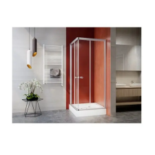 Sanimix Szögletes zuhanykabin víztiszta üveggel, 90x90x185 kád, zuhanykabin
