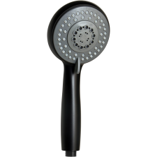 Sanotechnik 5 funkciós kézi zuhanyfej fekete csaptelep