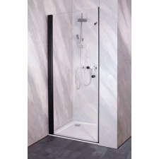  Sanotechnik BRAVA BLACK lengőajtó   65-67 x 195 cm BD70 kád, zuhanykabin