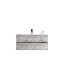 Sanotechnik CORBO ALSÓSZEKRÉNY MOSDÓVAL 100X50X46CM, ANTIK SZÜRKE, FÜGGESZTETT fürdőszoba bútor