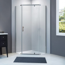  Sanotechnik Ötszögletű sarokkabin pivot ajtóval, króm 90x90x190cm kád, zuhanykabin