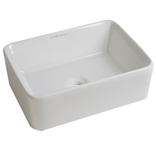 Sanotechnik RÁÉPÍTHETŐ SZÖGLETES SÍKLAPOS KERÁMIAMOSDÓ 48X37,5X13CM FEHÉR fürdőszoba kiegészítő