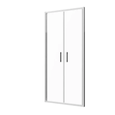 Sanotechnik Sanoslim kétszárnyas lengőajtó 80 cm króm kád, zuhanykabin