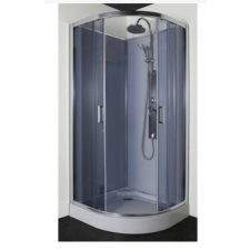 Sanotechnik Sanotechnik SAMBA íves hidromasszázs zuhanykabin 90x90x205 cm PC90 kád, zuhanykabin
