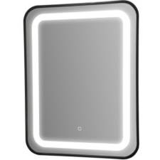 Sanotechnik Sanotechnik Tükör LED világítással, fekete kerettel fürdőszoba bútor