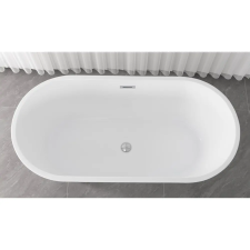  SANOTECHNIK YORK fényes fehér szabadonálló kád 170x75 kád, zuhanykabin