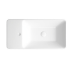 Sanovit - Top Counter pultra ültethető porcelán mosdó - bal vagy jobb csaplyukas - - 70 x 35 cm