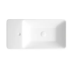  Sanovit - Top Counter pultra ültethető porcelán mosdó - bal vagy jobb csaplyukas - - 70 x 35 cm