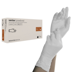  Santex Latex gumikesztyű fehér XL