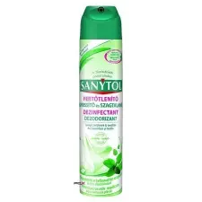 Sanytol Légfrissítő, fertőtlenítő, 300 ml, SANYTOL, menta tisztító- és takarítószer, higiénia