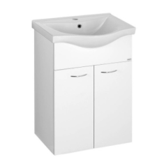  SAPHO AQUALINE KERAMIA FRESH mosdótartó szekrény, 51x74x34cm, fehér fürdőszoba bútor
