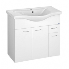 Sapho AQUALINE KERAMIA FRESH mosdótartó szekrény, 74,5x74x34,5cm fürdőszoba bútor