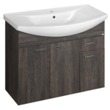  Sapho AQUALINE ZOJA mosdótartó szekrény, 93x74x34cm, mali wenge (51095) fürdőszoba bútor
