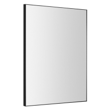 Sapho AROWANA keretes tükör, 600x800mm, matt fekete fürdőszoba kiegészítő