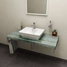 Sapho AVICE pult, 100x50cm, aquamarine (AV106) fürdőszoba bútor