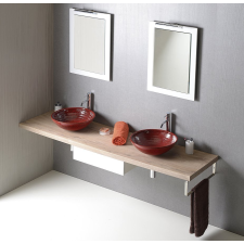 Sapho AVICE pult, 180x50cm, roveri tölgy fürdőszoba bútor