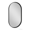 Sapho AVONA ovális keretes tükör, 40x70cm, matt fekete (AV400)