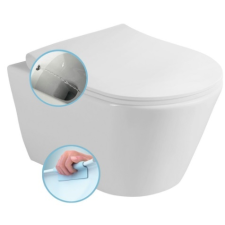  Sapho AVVA RIMLESS fali WC beépített bidézuhannyal, 35,5x53cm (100312) szaniter