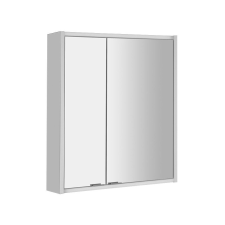 Sapho BATU tükrösszekrény, LED világítással, 60x71x15cm, fehér fürdőszoba bútor