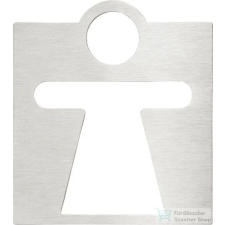 Sapho BEMETA HOTEL Tábla: Női WC, 120x130x2mm, polírozott (111022042) (XP040) fürdőszoba kiegészítő
