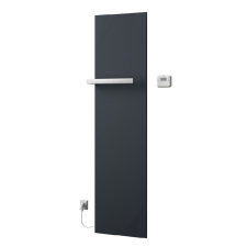  Sapho ELION elektromos fürdőszobai radiátor termosztáttal, 456x1765mm, 600W, metál antracit (IR500) fűtőtest, radiátor