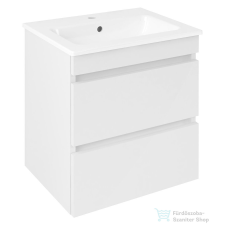 Sapho EZARA mosdótartó szekrény, 48x54x39cm, fényes fehér (EZ492-3030) fürdőszoba bútor