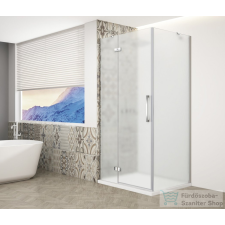 Sapho GELCO TRINITY CHROME szögletes zuhanykabin, 900x800mm, matt üveg, balos (GT5680-90ML-CH) kád, zuhanykabin