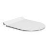 Sapho GSI NORM SLIM soft close WC-ülőke, duroplast, fehér/króm
