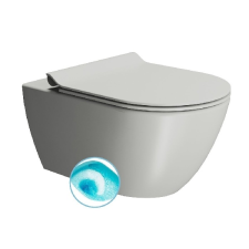  Sapho GSI PURA fali WC, SWIRLFLUSH, 55x36 cm matt hamuszürke (881517) szaniter