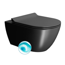 Sapho GSI PURA SWIRLFLUSH fali WC, 55x36cm, matt fekete (881526) fürdőszoba kiegészítő
