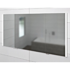  Sapho INTEGRA falba építhető tükrösszekrény LED világítással, 125,6x70x16,5cm (IN125) fürdőszoba bútor
