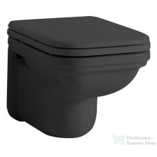 Sapho KERASAN WALDORF Fali WC, 37x33,5x55cm, matt fekete (411531) szaniter