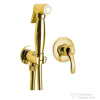 Sapho KIRKÉ falba süllyesztett csaptelep, bidézuhannyal, gégecsővel, arany (KI41Z-01)