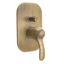 Sapho KIRKÉ falbaépíthető csaptelep, 2 irányú, bronz (KI42B) csaptelep