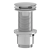Sapho klik-klak mosdólefolyó. nem zárható. 5/4“. 10-80mm. ABS/króm