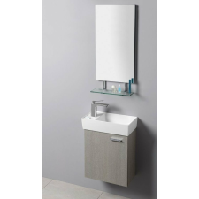 Sapho LATUS IX fürdőszobabútor szett, ezüst tölgy (KSET-027) fürdőszoba bútor