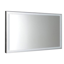Sapho LUMINAR tükör aluminium kerettel, LED világítással, 1200x550mm, króm (NL560) fürdőszoba bútor