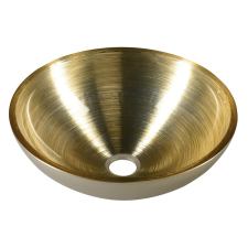 Sapho MURANO SOFT BROWN üvegmosdó, átm:40x14cm, világos barna szaniter