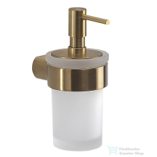 Sapho PIRENEI szappanadagoló, 110ml, matt arany/tejüveg (PI8188) fürdőszoba kiegészítő