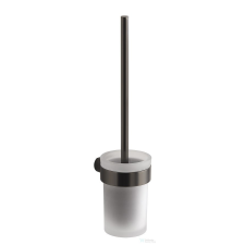 Sapho PIRENEI WC-kefetartó, gun metal/tejüveg (PI330381) takarító és háztartási eszköz
