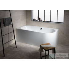 Sapho POLYSAN ASTRA L MONOLITH asszimetrikus kád, 160x75x60cm (33611M) kád, zuhanykabin
