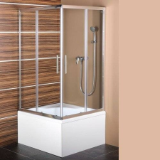Sapho POLYSAN CARMEN zuhanykabin, tolóajtóval, 900x900x1650mm, transzparent üveg (MD5116) kád, zuhanykabin