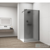 Sapho POLYSAN ESCA BLACK MATT Walk-in zuhanyfal, falra szerelhető, matt füst üveg, 1100mm (ES1411-02)